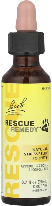 Bach 오리지널 꽃 요법 Rescue Remedy Pet 천연 스트레스 완화제 20ml(0.7fl oz), Bach오리지널꽃요법RescueRemedyPet천연스트, 1개 - 쿠팡