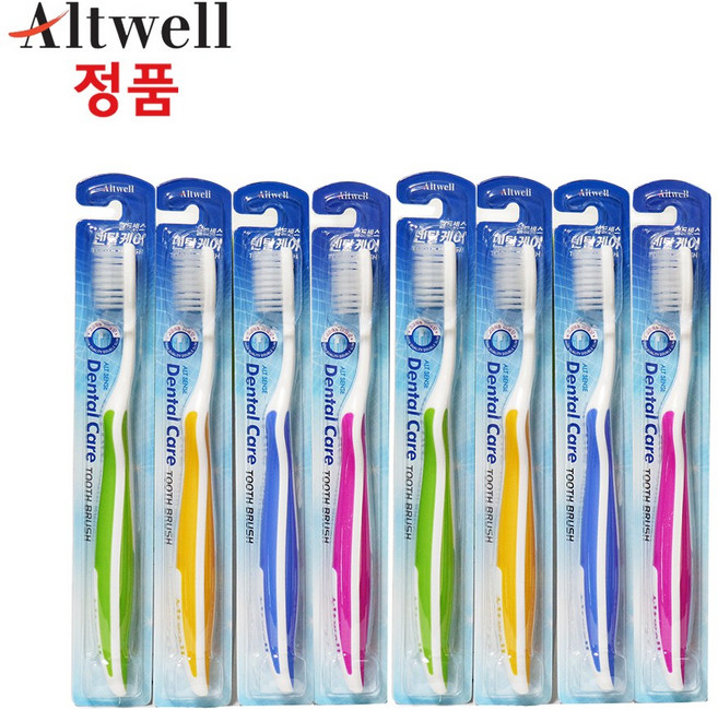 앨트웰 덴탈케어 미세모칫솔, 4개입, 2박스