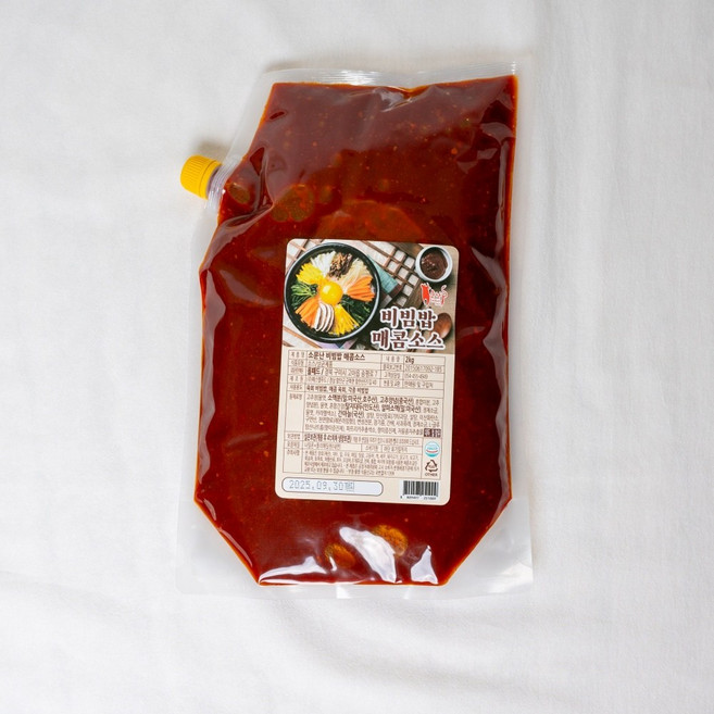 올패드 소문난 비빔밥 매콤소스 대용량 업소용 비빔장, 1개, 2kg