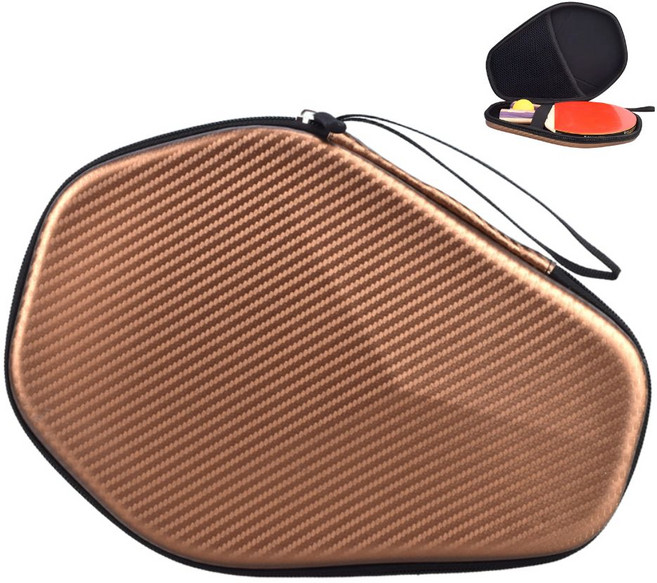 보스케 EVA 탁구 라켓 하드 케이스, 1개, 브론즈