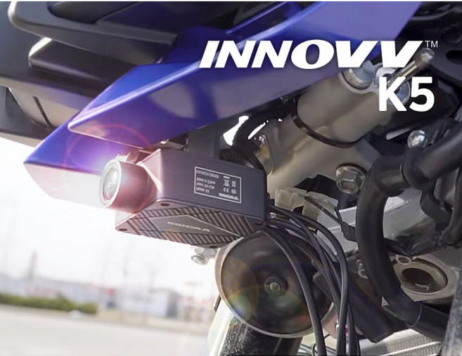 이노브 K5 오토바이 블랙박스 4K 2채널 UHD 고화질 128G WIFI