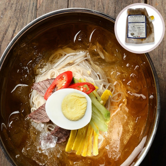 냉면 육수 농축액 1KG 식당 분식집 PC방 여름음식 묵사발 국수국물, 1개, 단품