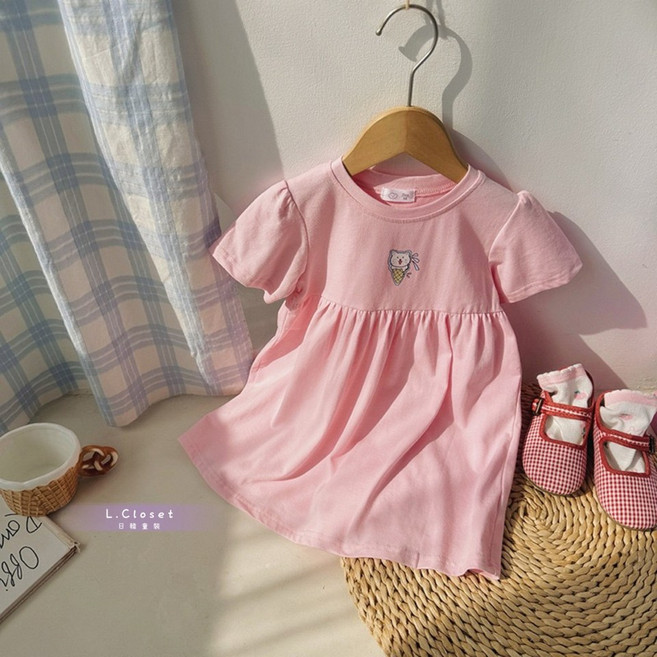 LC.kids 童趣小印花純棉洋裝