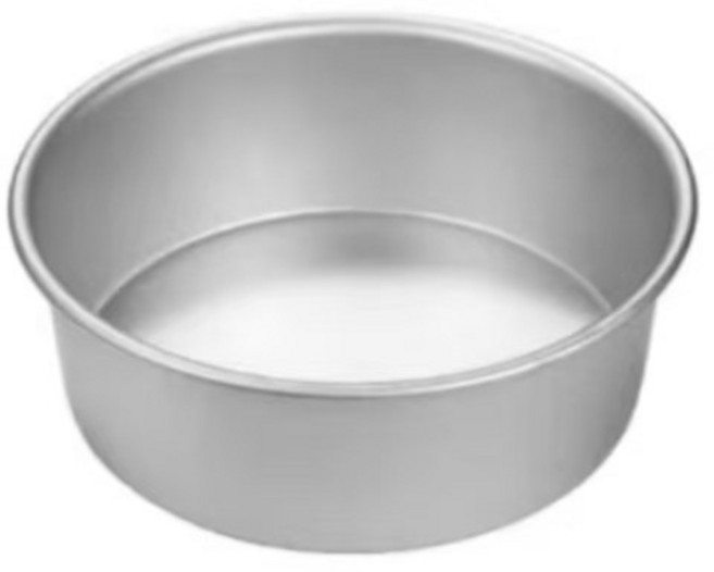 烘焙蛋糕模具 圓型陽極鋁合金蛋糕模 戚風模, 1個, 4吋固底模