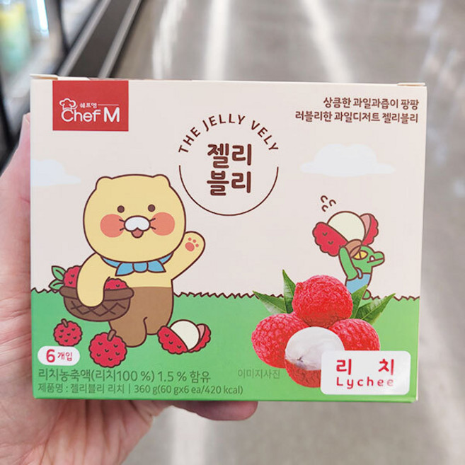 쉐프엠 젤리블리 리치, 6개, 60g