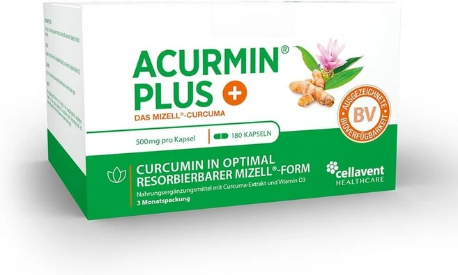 acurmin plus Micellar Curcumin 아큐민 플러스 미셀라 커큐민 180캡슐, 180정, 1개 - 쿠팡