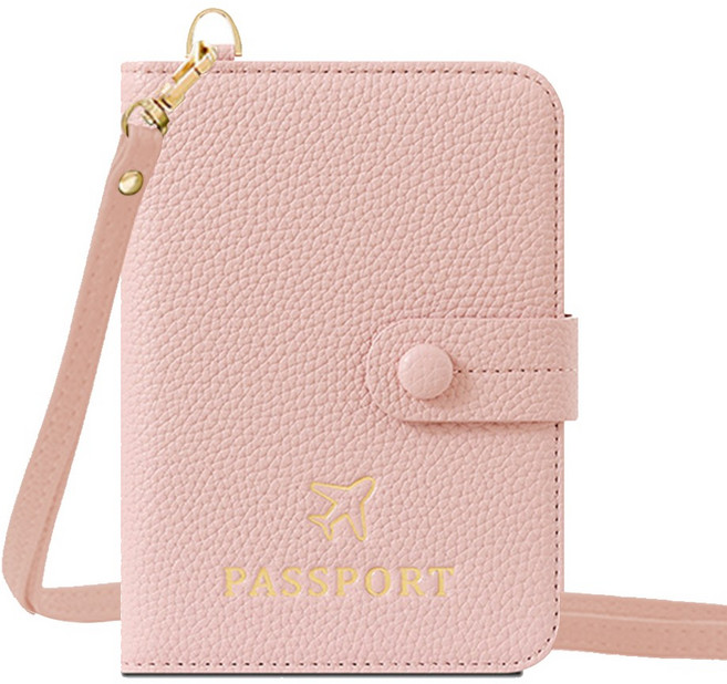 라라무 두손편한 패스앤코 목걸이형 RFID 방지 여권케이스 해킹차단 지갑