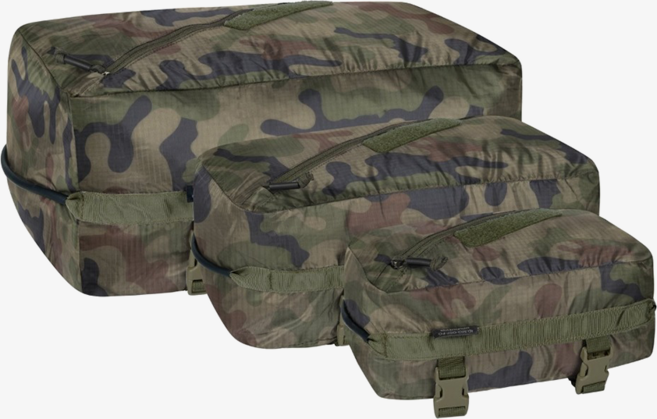 헬리콘텍스 팩셀 3종 파우치 세트 캠핑 여행 수납 파우치, 3. 폴란드우드랜드