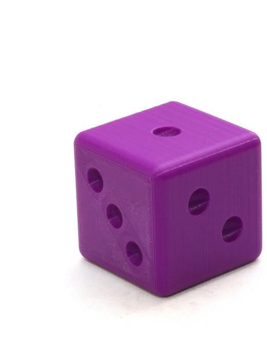 대형 플라스틱 주사위 5cm 보라 보드게임용 각종 게임용 레크레이션, 1개