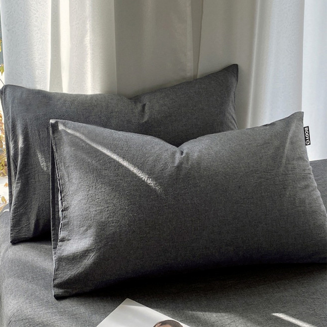 바디앤 부드러운 호텔식 순면 코튼 베개커버 2p