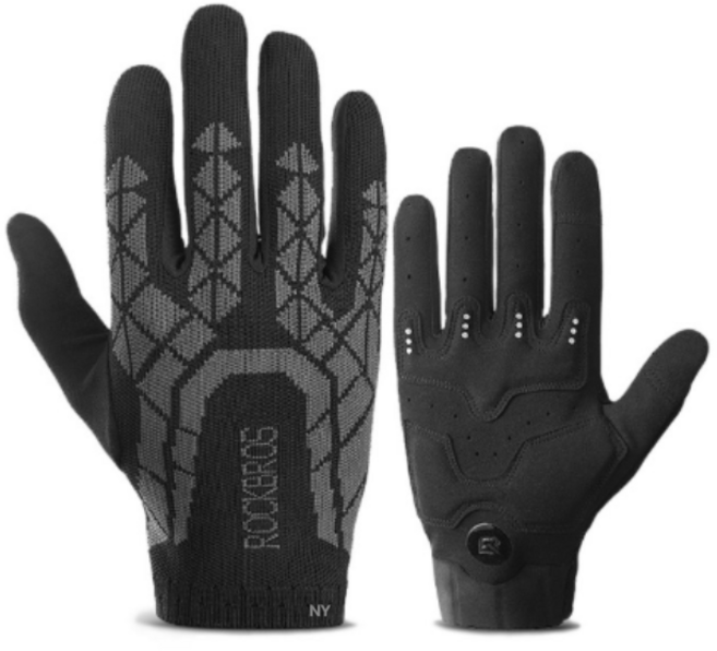 락브로스 SBR 스마트폰 터치 자전거 니트 장갑 S242, 혼합색상