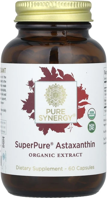 Pure Synergy SuperPure 아스타잔틴 캡슐 60정, PureSynergySuperPure아스타잔틴캡슐60정, 1개 - 쿠팡