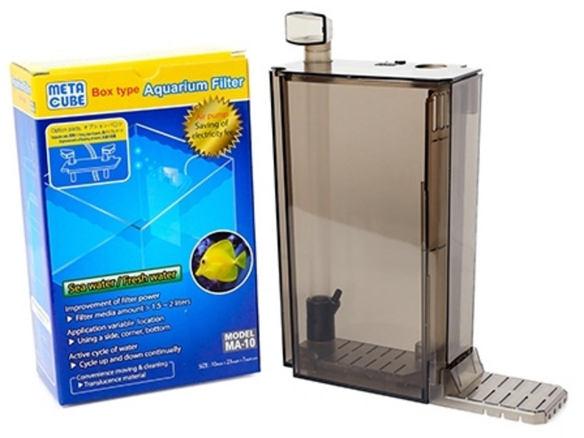 메타큐브 MA-10 배면여과기 싱글 저면 박스 MA10 저면 배면 여과기, 1개, 1W