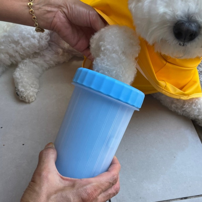 강아지 발세척기 산책 후 발 세척기 반려동물 발 세정컵 대형