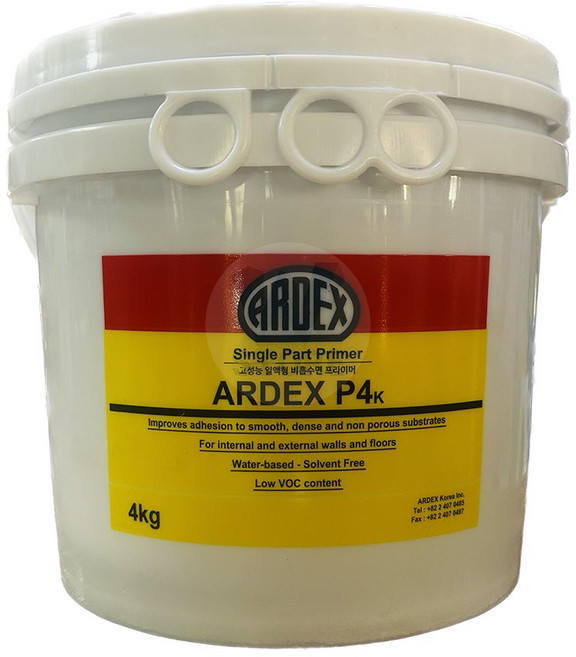 ARDEX 아덱스 P4K 일액형 비흡수면 프라이머 4kg, 1개