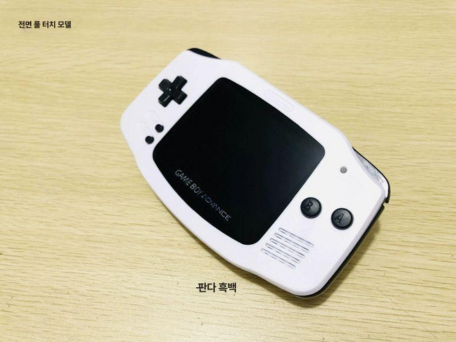 GBA 게임보이어드밴스 백라이트버전 록맨 일본어 버전 패키지, 일본 버전, 패키지 1, 화이트IPS판다블랙화이트