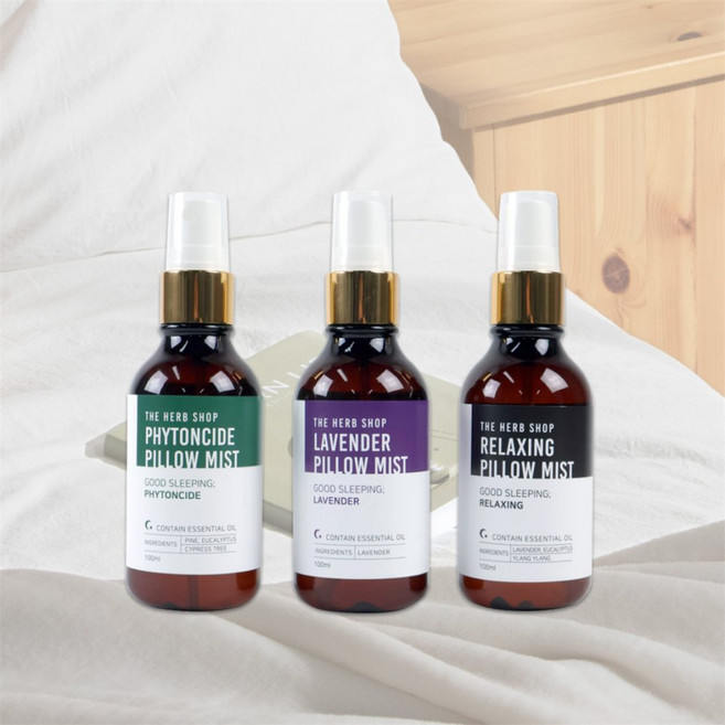 오브리가도만물상 더허브샵 필로우 미스트 100ml 침구스프레이, 릴렉싱