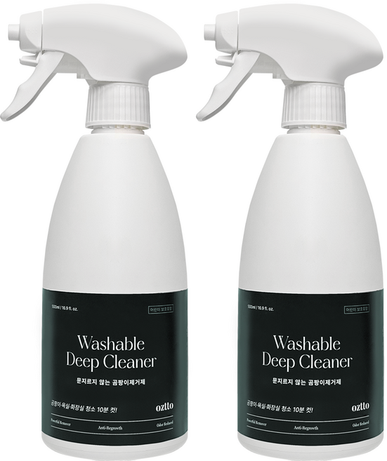 문지르지 않는 곰팡이제거제 초강력 화장실 욕실 벽지 베란다 실리콘 창틀 벽 곰팡이 제거 청소세제, 2개, 500ml