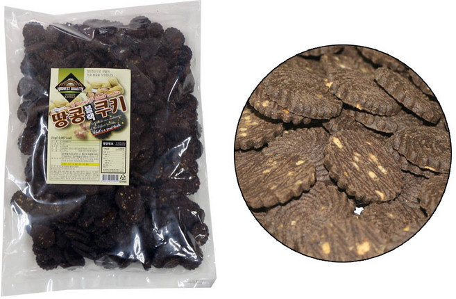 우성식품 땅콩블랙쿠키, 2kg, 1개