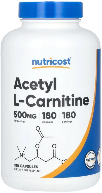 프리미엄상품 Nutricost 아세틸 l-카르니틴 500mg 캡슐 180정 끝내주게잘나가는상품, Nutricost아세틸l카르니틴500mg캡슐180정, 1 - 쿠팡