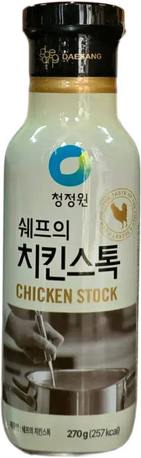 청정원 쉐프의치킨스톡 튜브, 270g, 6개