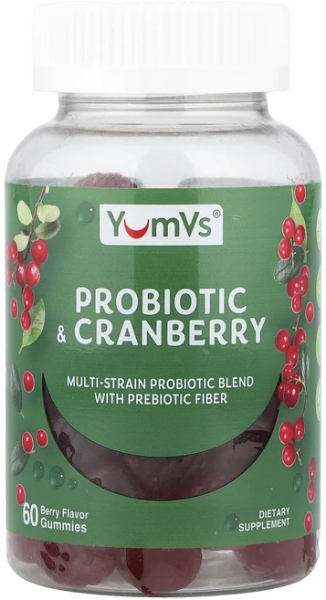 몸관리하세요 겨울입니다 YumVs 프로바이오틱 크랜베리 구미젤리 베리 구미젤리 60개 특별관리진행, YumVs프로바이오틱크랜베리구미젤리베리구미젤리60개, 1, 60 - 쿠팡