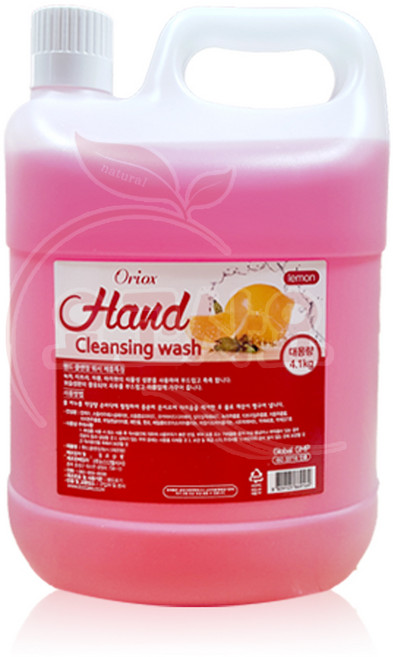 오릭스 대용량 핸드워시 물비누 레몬향, 4.1kg, 1개