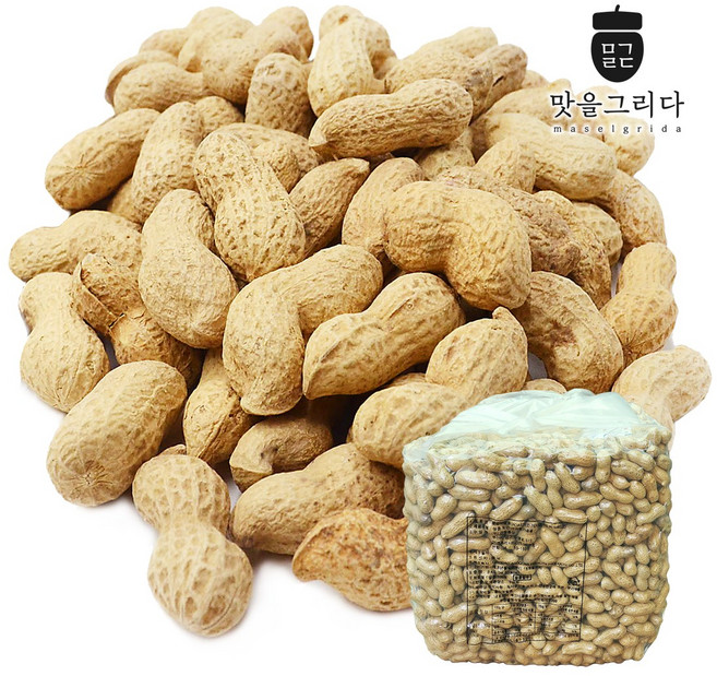 맛을그리다 볶음 피땅콩 5kg (관땅콩) / 25년 햇땅콩 껍질땅콩 정월대보름 부럼 대용량 견과류, 1개
