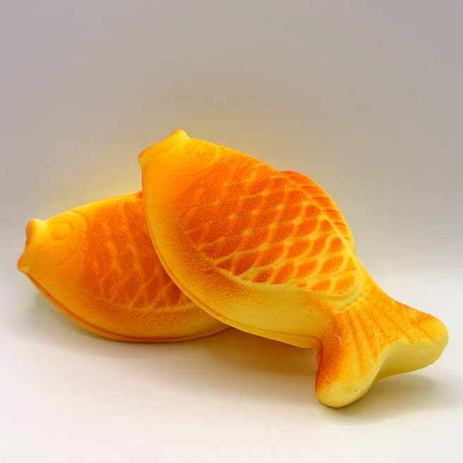 작은하루 빵향기 붕어빵 두마리 말랑쫀득 스퀴시, 1세트