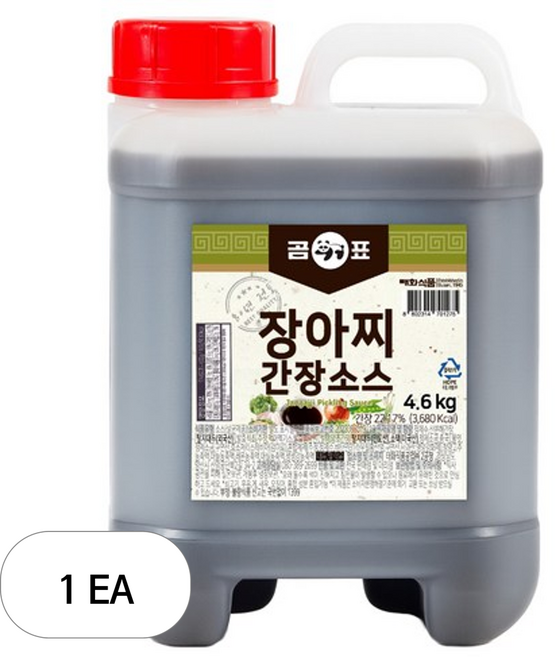 Gompyo 장아찌 간장소스, 4.6kg, 1개
