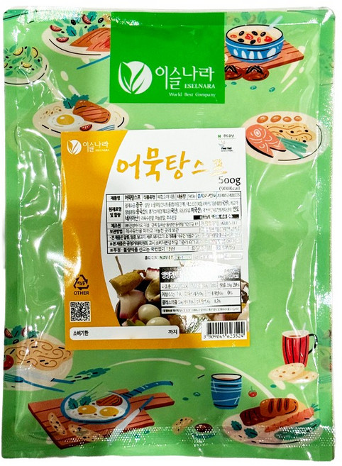 푸드올마켓_ 이슬나라 어묵탕스프 500g, 1개