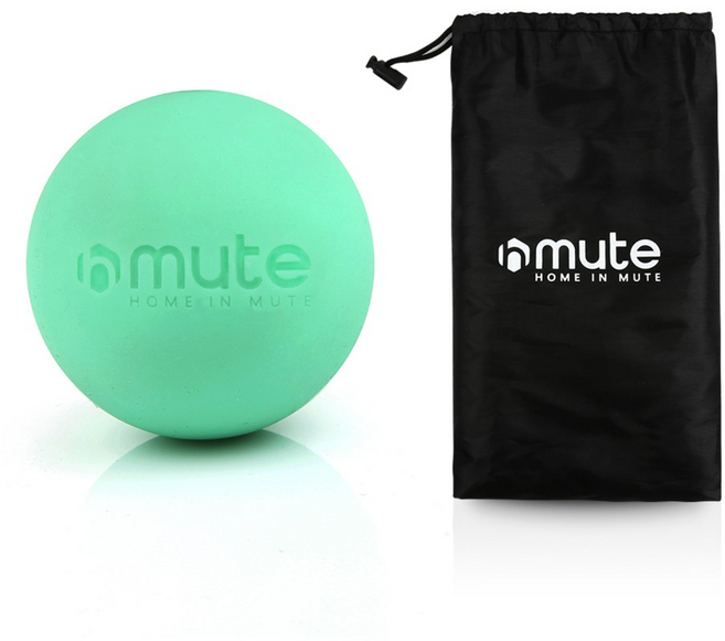 뮤트 릴리즈 기본형 마사지볼, 1개, 민트