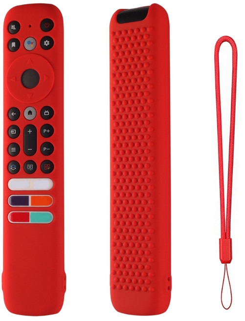TCL RC902V FMR4 용 보호 컨트롤러 슬리브 케이스 FMR1 원격 제어 케이스 피부 친화적 인 커버 파우치 상자, 빨간색