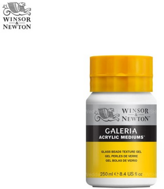 윈저앤뉴튼 갤러리아 글라스 비드 텍스처 젤 250ml, WI3040813