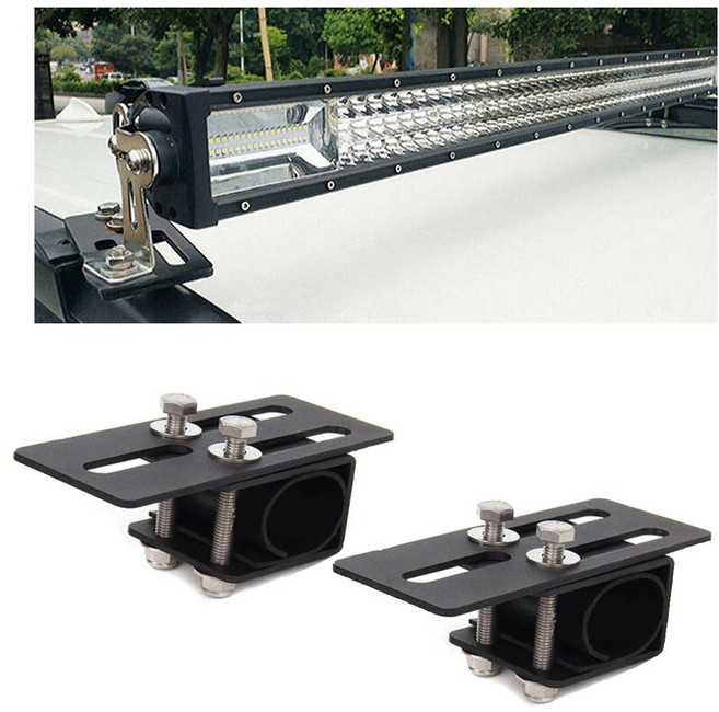 발통마켓 차량용 지붕 LED 마운트 브라켓 루프랙 안개등 라이트, 루프랙LED바마운트, 1개