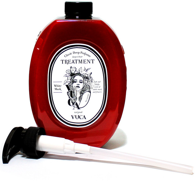 뷰카 클래식 딥 퍼퓸 단백질 극손상 케어용 트리트먼트 화이트머스크향, 1.05L, 1개