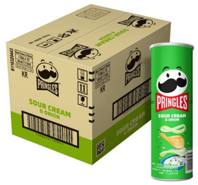 프링글스 양파맛, 110g, 48개