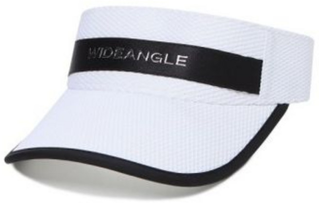 와이드앵글 남성 CO 스트레치 밴드 썬캡 WMM23C11W2 3092864, White