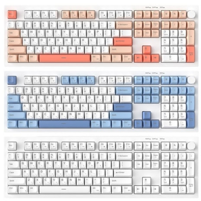 포팩트 QN108 키보드 C타입 포트, 스트로베리밀크