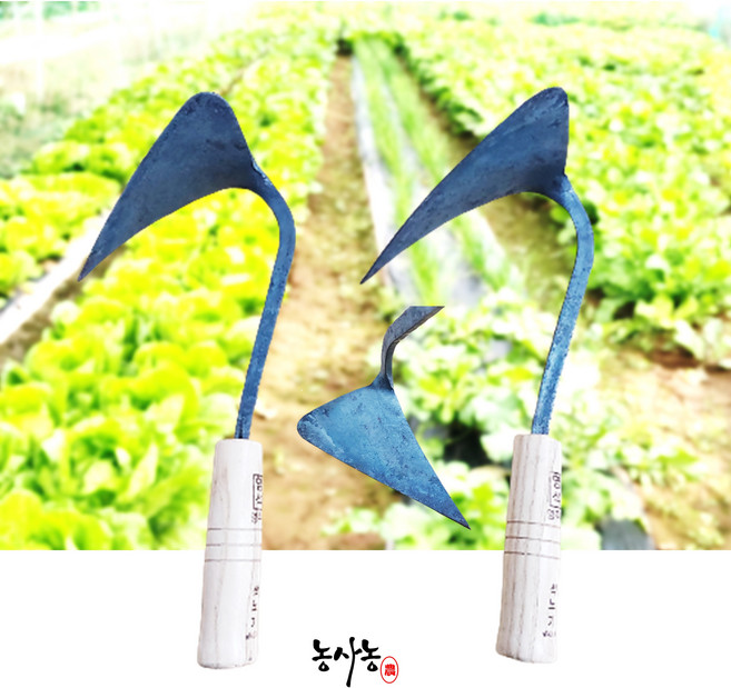 텃밭 농사 국내 제작 농자재 국산 영주 대장간 농사농 호미, 막호미(대), 1개