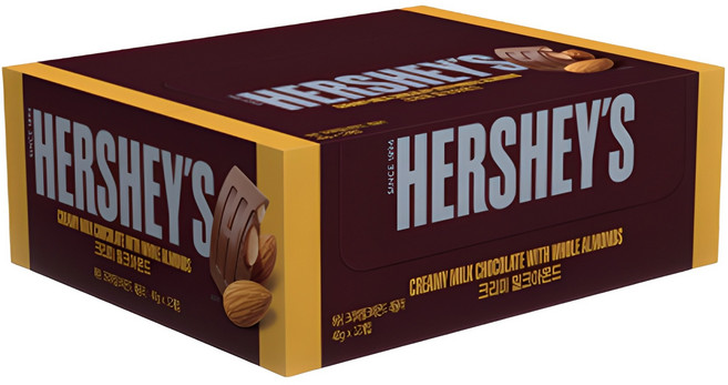 허쉬 크리미 아몬드 초콜릿, 480g, 1개