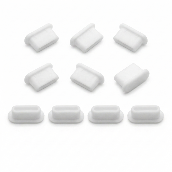 [위너] 실리콘 먼지마개, 10개, C타입, 화이트