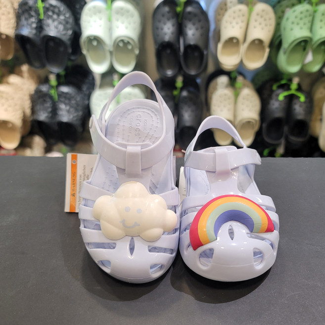크록스 [2001아울렛중계점] 구름과 무지개가 있는 이자벨라 참 샌들 토들러 ~