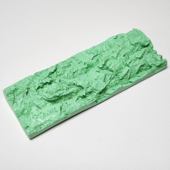 꼬망구 인조 사각 코르크보드 사각 도마뱀 은신처 탈피보드, 그린, 1개