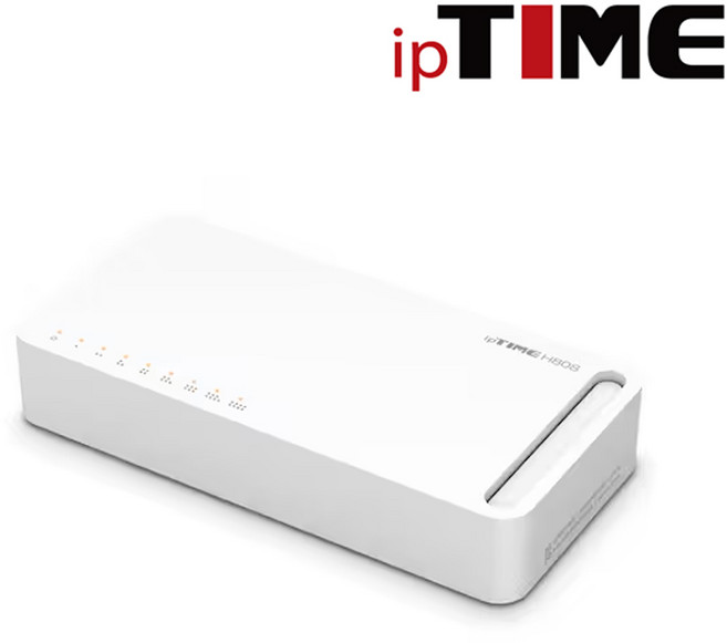 ipTIME 8포트 스위치허브, H808, 1개