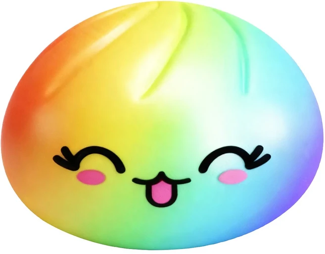 2026 글리터 덤플링 박스형 스퀴시 감각 자극 장난감 슬로우 라이징 안티 스트레스 해소 선물, 13 Multicolor smile