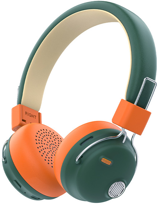 디알고 블루투스 클래식 청력보호 키즈 헤드폰, (KHAKI) 카키, 1년 A/S DRGO BH08CK