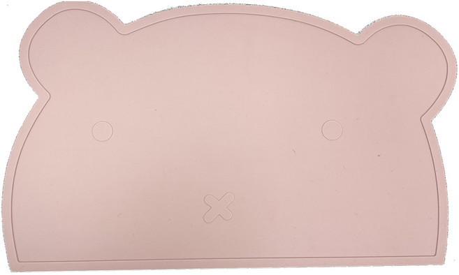 Jolly 熊熊矽膠防滑餐墊, 隨機, 1個