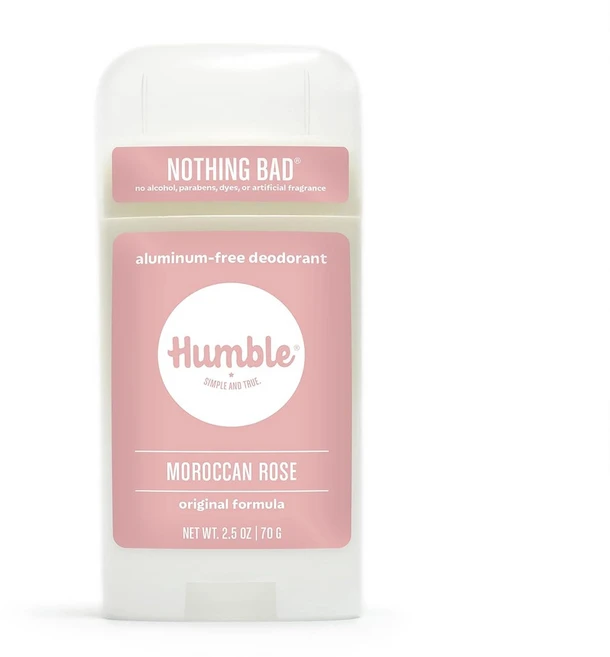 험블 브랜드스 오리지널 포뮬러 알루미늄 프리 데오도란트 모로칸 로즈 향, 1개 - 쿠팡