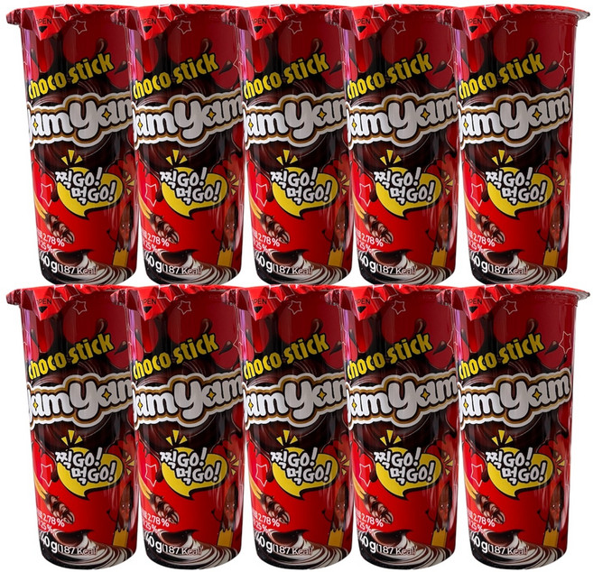 냠냠 스틱 초코 40g 10개